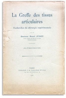 La greffe des tissus articulaires