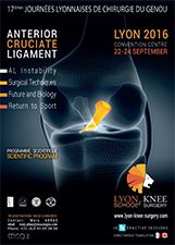 17èmes Journées Lyonnaises de Chirurgie du Genou - 2016