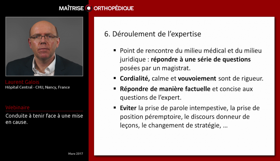 Conduite à tenir face à une mise en cause