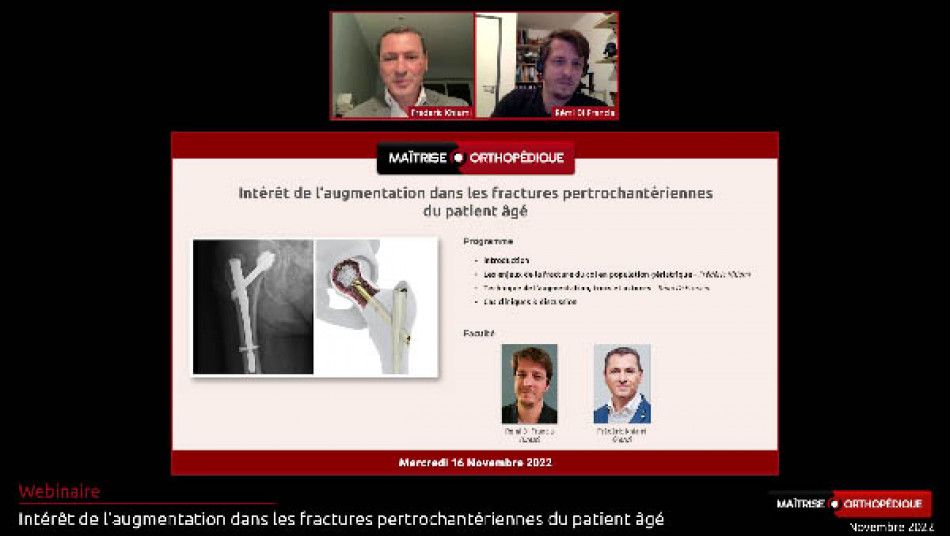 Intérêt de l'augmentation dans les fractures pertrochantériennes du patient âgé.