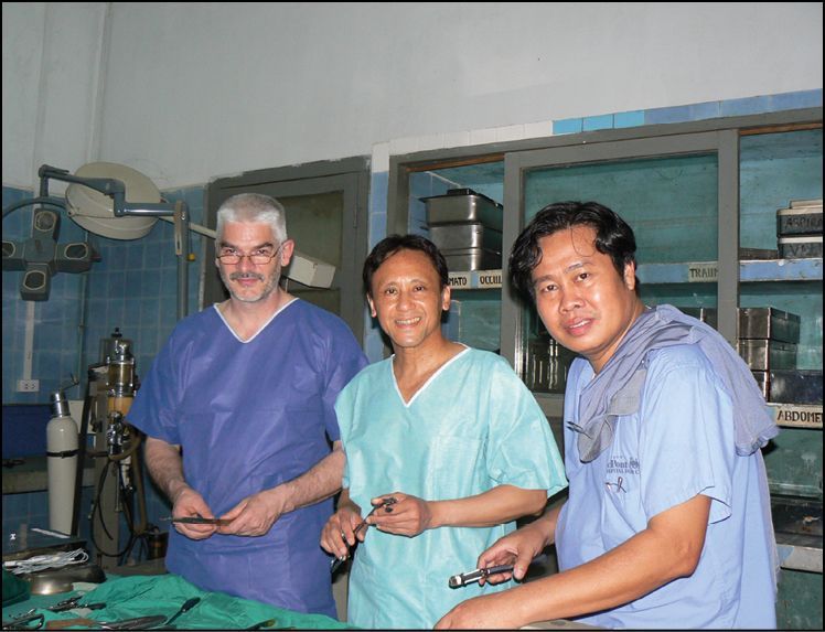 Une action humanitaire au Cambodge