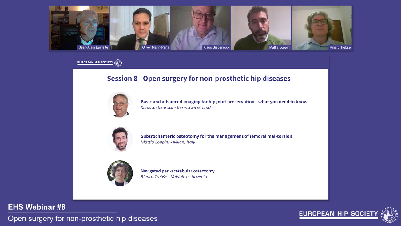 Open surgery for non-prosthetic hip diseases