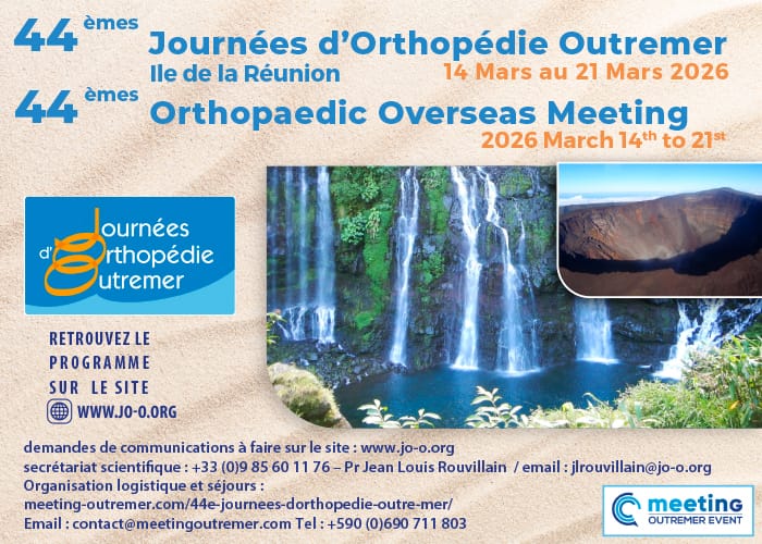 44èmes Journées d’Orthopédie Outremer