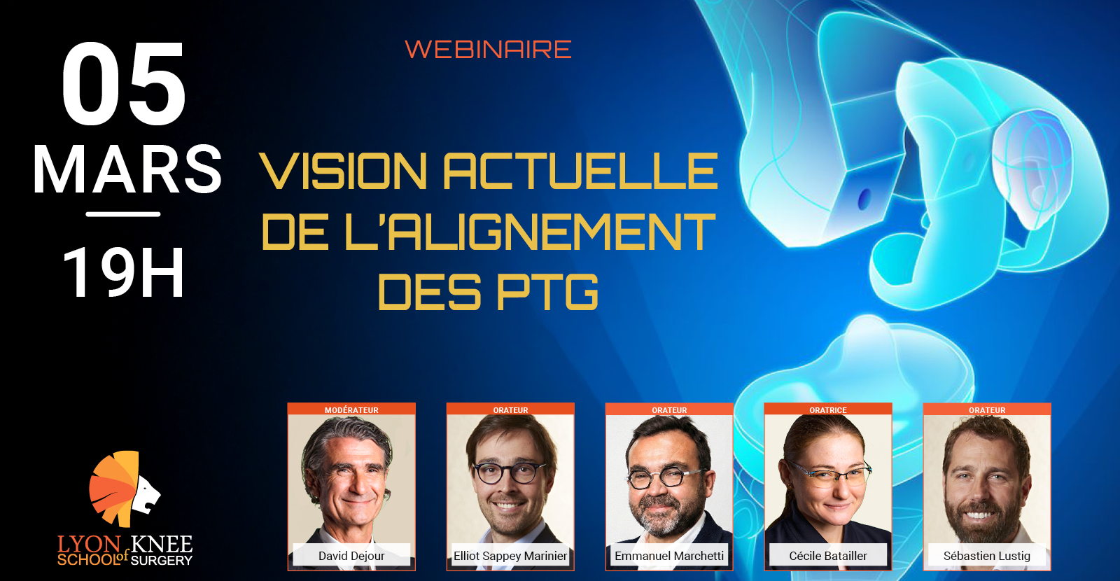 Vision actuelle de l'alignement des PTG