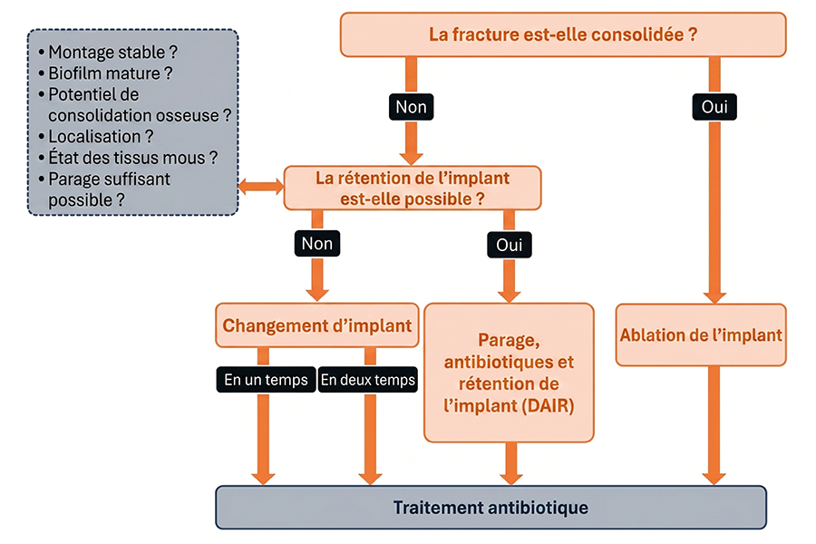 Infection sur matériel d’ostéosynthèse : que faire ?